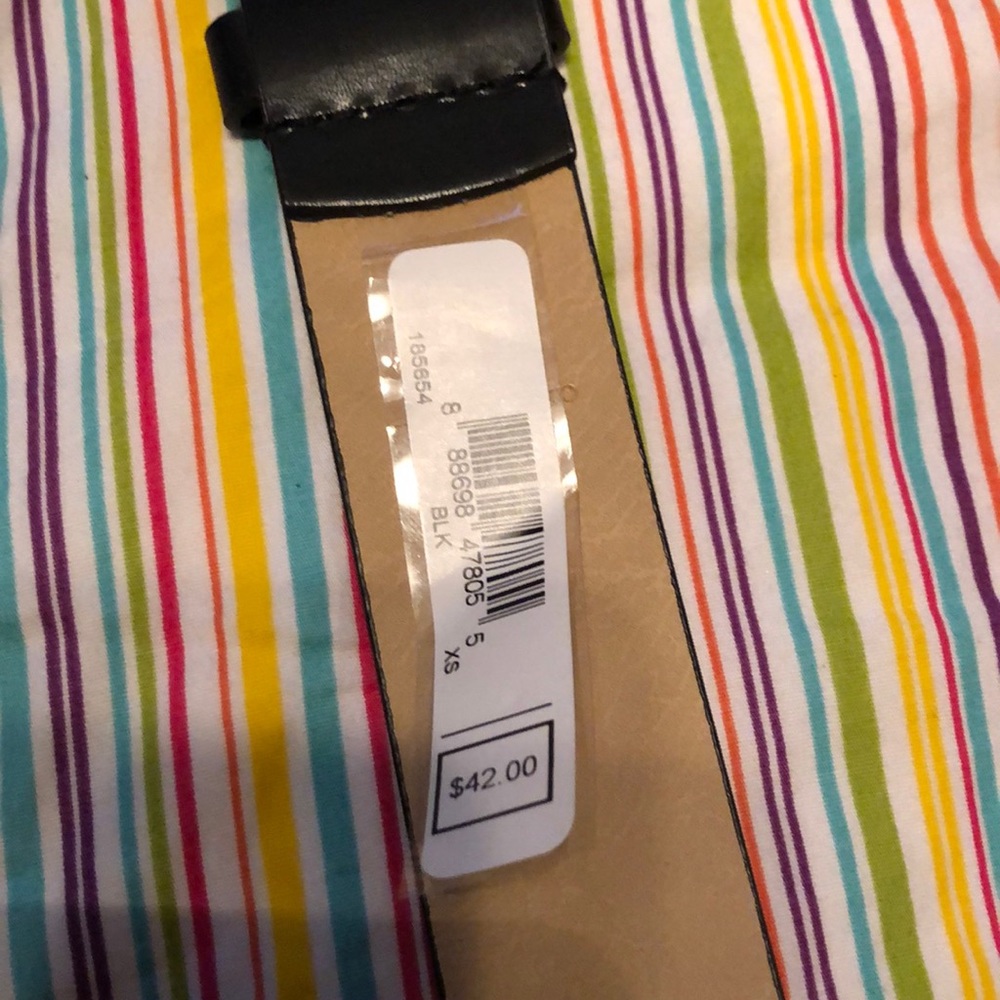 XS (black) Vince Camuto belt